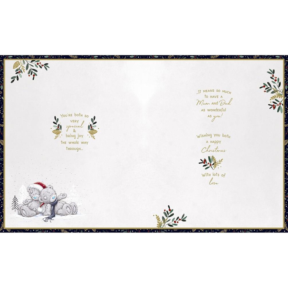 Mum & Dad Handmade Me to You Bear Christmas Card Extra Image 1